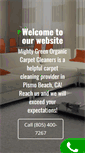 Mobile Screenshot of mightygreencarpetcleaners.com